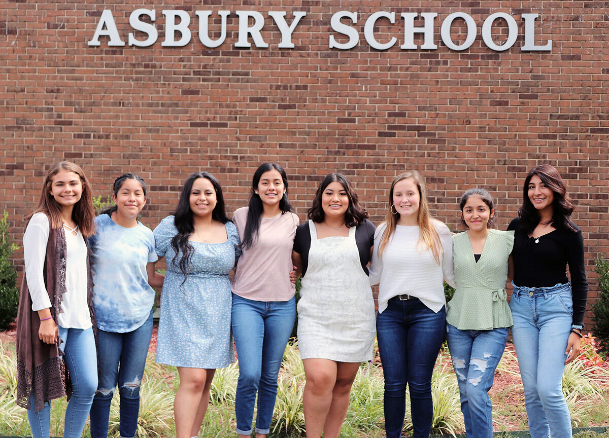 2020 Asbury High School homecoming court